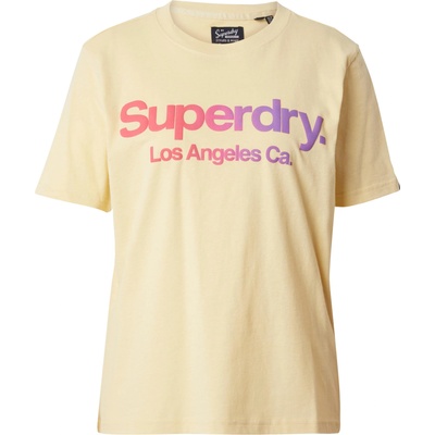 Superdry Тениска жълто, размер 16