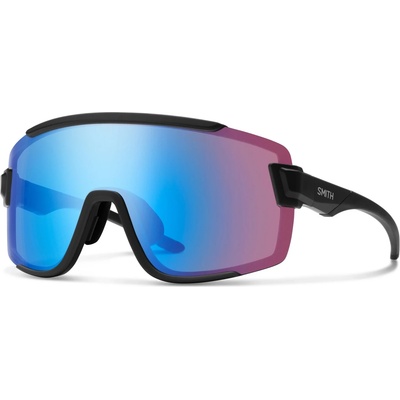 Smith Optics Очила за колоездене Smith Wildcat ChromaPop Mirror S1 Cycling glasses - ChromaPop Low Light Rose Blue Mirror / Matte Black - размер One Size (205-7339-0111)