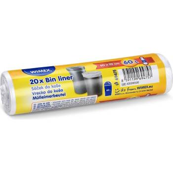 Wimex Pytle 60l 10µm 20ks transparentní