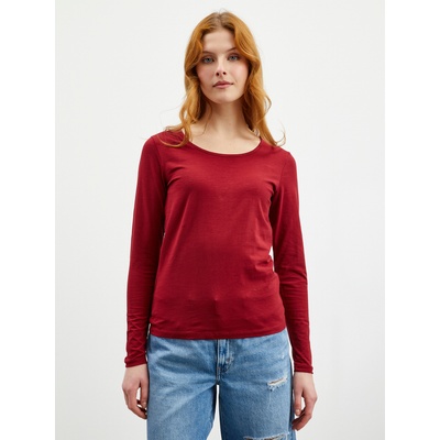 ZOOT. lab Дамска основна тениска ZOOT. lab Mira в цвят бордо ZOOT. lab | Cherven | ЖЕНИ | XS