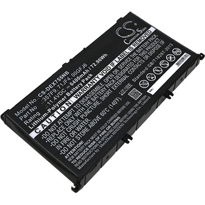 VHBW Батерия за Dell Inspiron 15-7559 / 15-5576 / 15-7567, 6400 mAh (800114525)