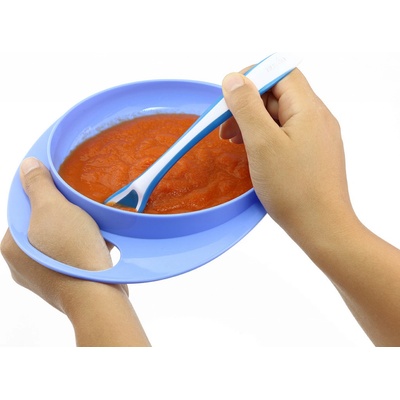 Nuvita Set 2 ks termo lžiček Modrá