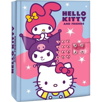 Kidslicensing Таен дневник с код Kids Licensing - Hello Kitty, Kuromi & My Melody (HK50185)