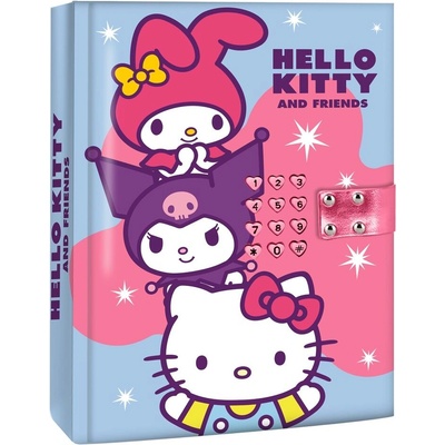 Kidslicensing Таен дневник с код Kids Licensing - Hello Kitty, Kuromi & My Melody (HK50185)