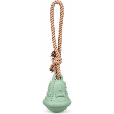 Trixie vánoční zvoneček gumová na laně 36 cm