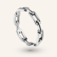 SilveAmo Strieborný prsteň Chain Link K2.2082