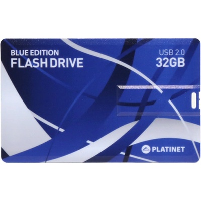 Platinet Name Card Blue Edition 32GB USB 2.0 44339