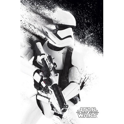 Plagát - Star Wars VII (Stormtrooper paint)