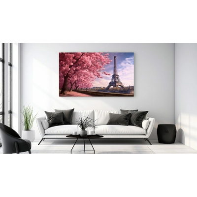 Obraz Jarní Eiffelova Věž 125x70