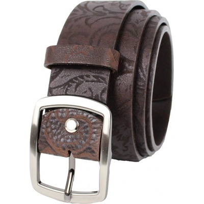 Penny Belts dámský kožený opasek 246V240 vzor hnědý