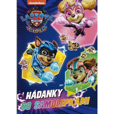 Labková patrola vo veľkofilme Hádanky so samolepkami Egmont SK