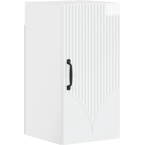 vidaXL Банен стенен шкаф HOORN Бял гланц 30 x 31 x 59 см (897249)