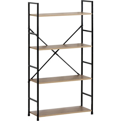 Regál GD-224 OAK Stor, 4 police, 58,5 x 23,5 x 112,5 cm