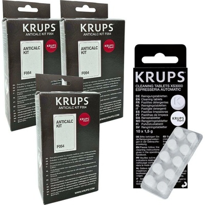 Krups F0540010 3 ks + Krups XS300010 čisticí tablety
