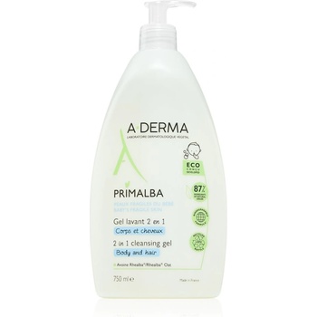A-DERMA Primalba Baby миещ гел за тяло и коса за деца 750ml