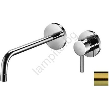 PAFFONI - Смесител за мивка за вграден монтаж LIGHT, четкано златно покритие (PF0040)