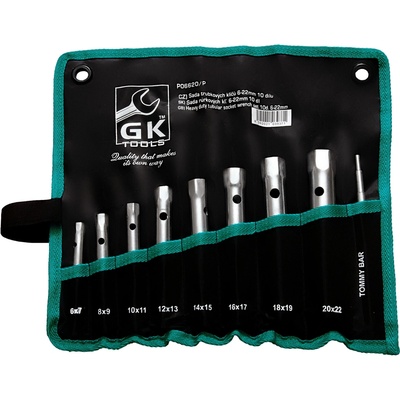 GK Tools sada trubkových klíčů 6-22mm 9 dílů P06620/P