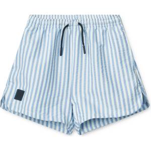 LIEWOOD Детски бордшорт LIEWOOD Kid's Aiden Seersucker Board Shorts Boardshorts - Y/D Stripe Riverside / Creme de la Creme - размер 128 (EU) (750-2480-0115)