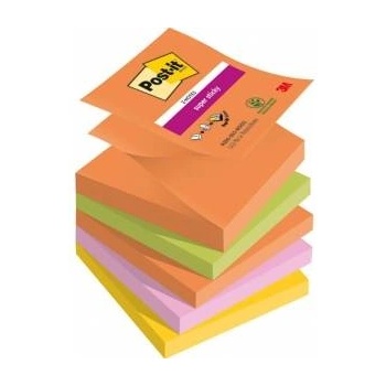 Post-it 3M Sticky Notes Post-it® Super Sticky Z-Notes, BOOST, 76x76mm, 5x90 cards