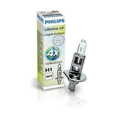 Philips Крушка, фар PHILIPS H1, 12V, 55W, 3100K, 1550lm, 1 бр