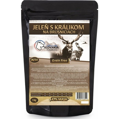Slovakia Farma Jelen s králíkem na brusinkách hypoalergenní 1 kg