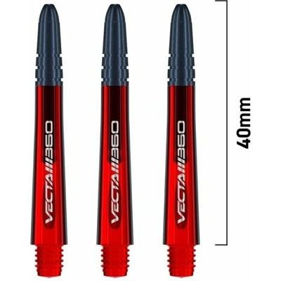 Winmau Vecta Blade 360 - medium - red – Zboží Dáma