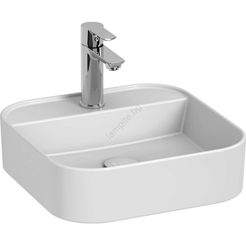 Jika H8183610001111 - Мивка за плот ASTRA 40x40 см керамика/бяла (LF0115)