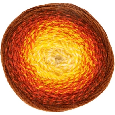 YarnArt Flowers Merino 530 červeno oranžová