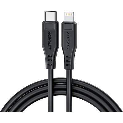 ACEFAST - Кабел за данни (C3-01) - Type-C към Lightning, 30W, 3A, Бързо зареждане, 1.2 м - Черен