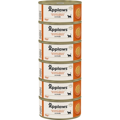 Applaws Cat kuřecí prsa a dýně 6 x 156 g