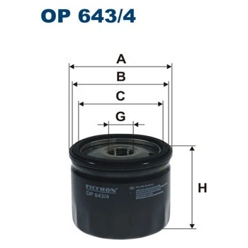 FILTRON Olejový filter OP6434