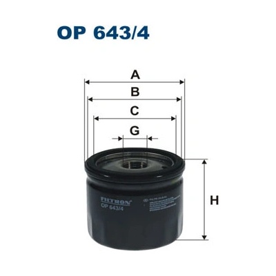 FILTRON Olejový filter OP6434