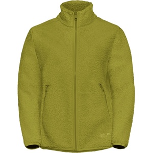 Jack Wolfskin Дамско поларено яке Jack Wolfskin Women's High Curl Jacket Fleece jacket - Khaki Green (105-6296-0513)