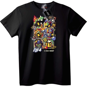 NOONEBRAND Тениска Super Bomberman 4 Ретро - L, White