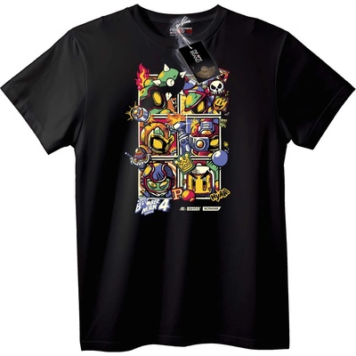 NOONEBRAND Тениска Super Bomberman 4 Ретро - L, White