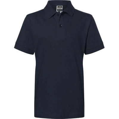 James & Nicholson JN 70K Piqué detské polo tričko modrá navy