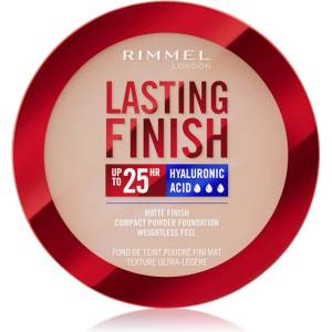 Rimmel Lasting Finish 25H компактна пудра SPF 20 цвят 004 Rose Ivory 7 гр
