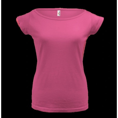 Ladies Elegance triko malinově růžové S s krátkým rukávem