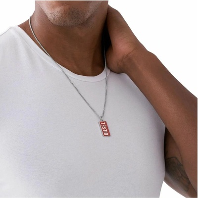 Diesel Náhrdelník DX1368040 Silver