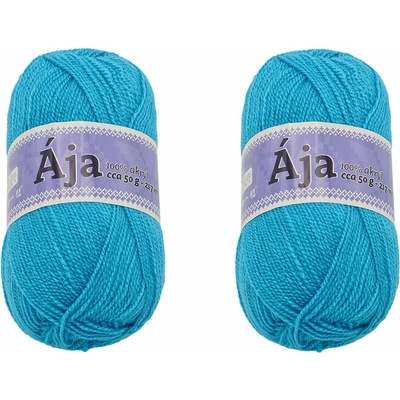 BELLATEX SET 2 ks Priadza Ája NGM 50 g, 925 modrá