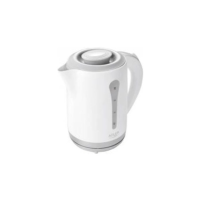 Camry Adler AD 1244 Wasserkocher 2, 5 L, Weiß/Grau