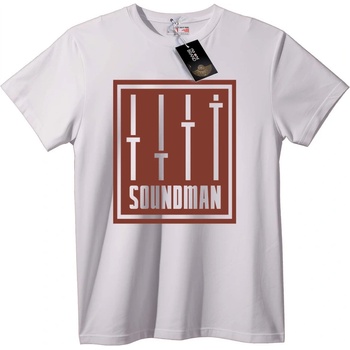 NOONEBRAND Тениска Звукаджия - 4XL, White