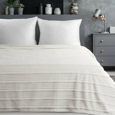 Eurofirany flanel deka Nina BIELA 200X220