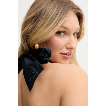 Giorgio Armani Рокля Armani Exchange в тъмносиньо къса разкроена XW000450 AF12750 (XW000450.AF12750)