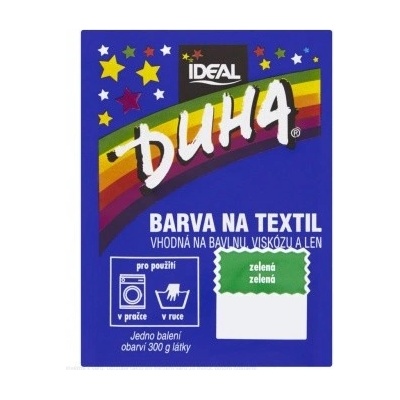 Duha farba na textil číslo 36 zelená 15 g