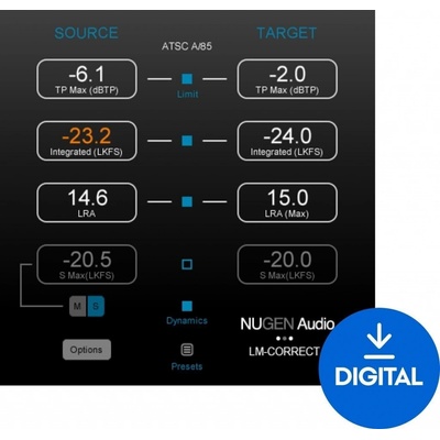 Nugen Audio LM-Correct 2 (Digitální produkt)
