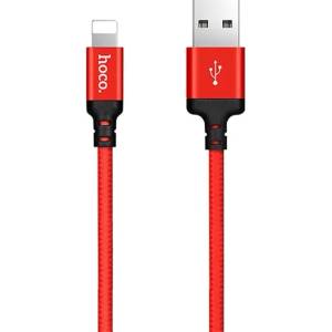 hoco. iPhone 14 Pro / 14 Plus / 14 HOCO X14 кабел за данни USB - Lightning, 100cm, PIROS X14_LIGHT_1M_R (X14_LIGHT_1M_R)