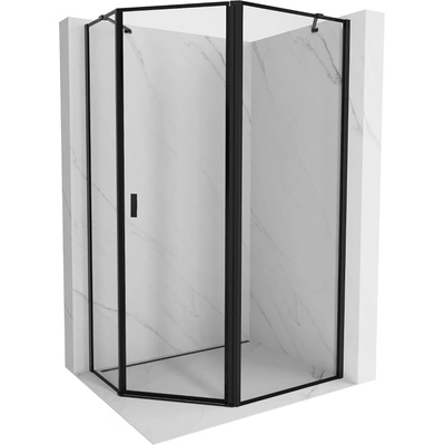 Mexen Mist петоъгълна асиметрична душ кабина с врата надясно 100 x 80 см, (8A8-100-080-70-70-P)
