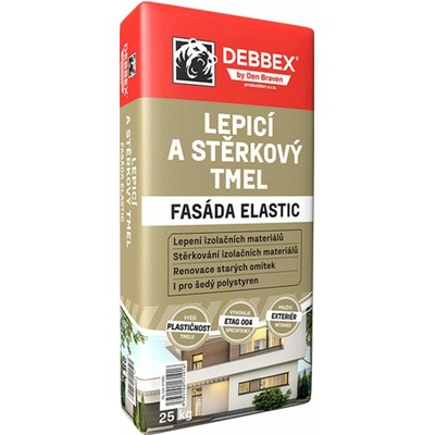 Den Braven Lepicí a stěrkový tmel FASÁDA ELASTIC 25 kg