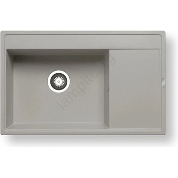 Pyramis 70058701 - Кухненска мивка CAMEA 79x50 cm гранит/сива (PY0037)